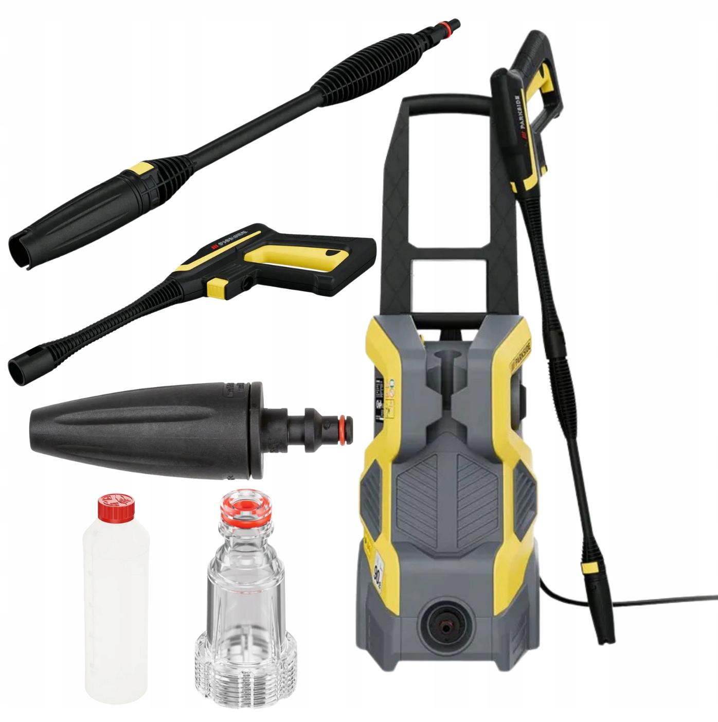 Tlaková myčka Parkside Phd 135 D5 1800W 135 bar s příslušenstvím, hadice 7 m