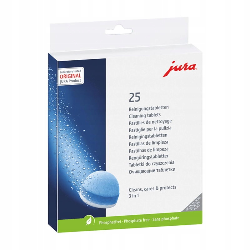 

Jura 25045 trójfazowe tabletki czyszczące 25 sztuk