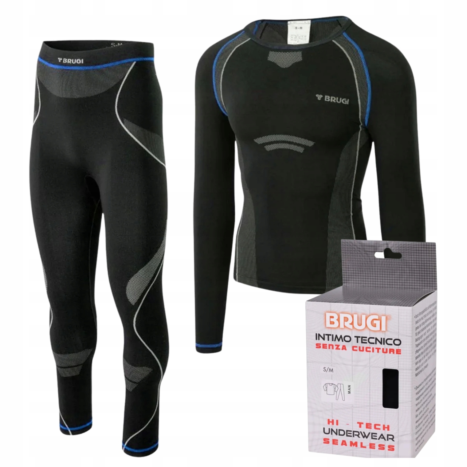 Pánské Termoaktivní Prádlo Brugi Set Horní A Spodní Díl Termo Na Zimu
