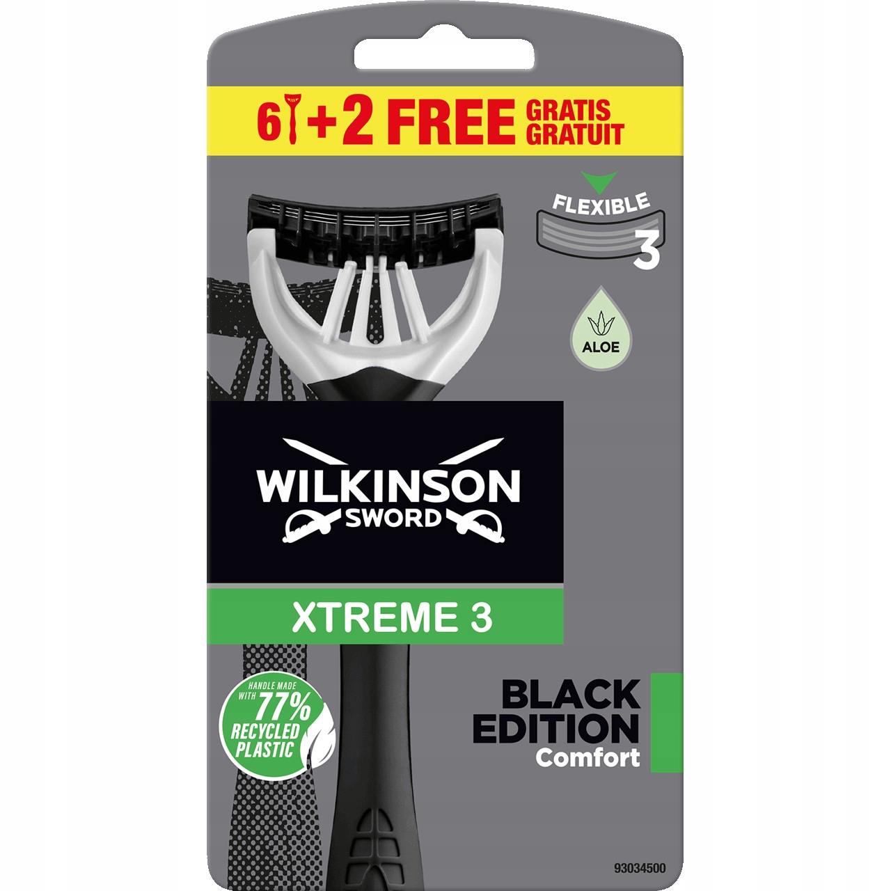 

8x Maszynka Wilkinson Xtreme 3 Black Edition