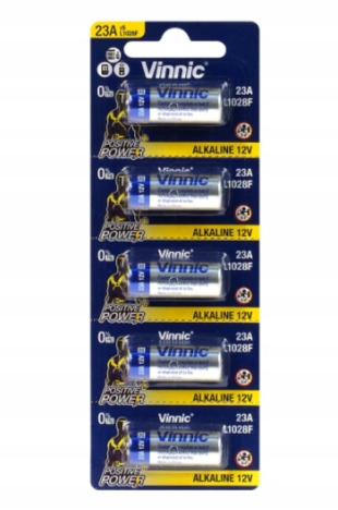 bateria Vinnic A23 L1028 12V 5szt. 00125
