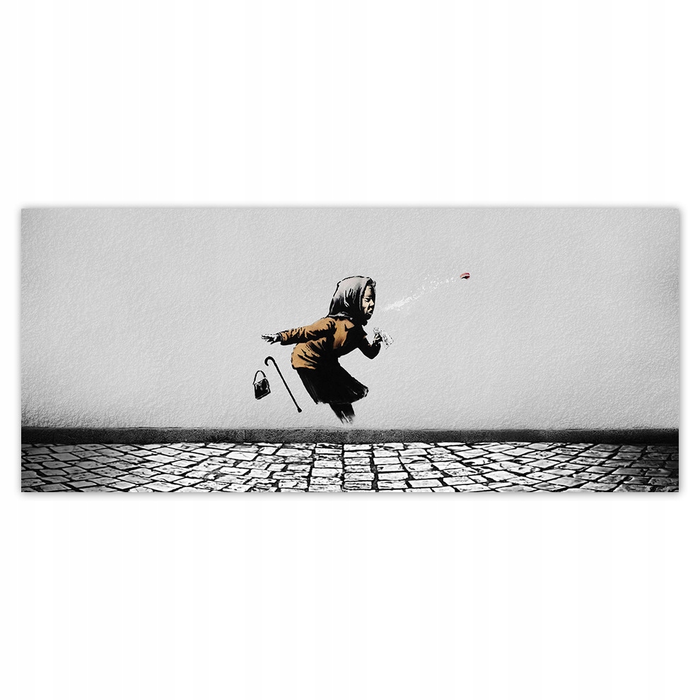 

Fototapety flizelina 211x91 Banksy babcia