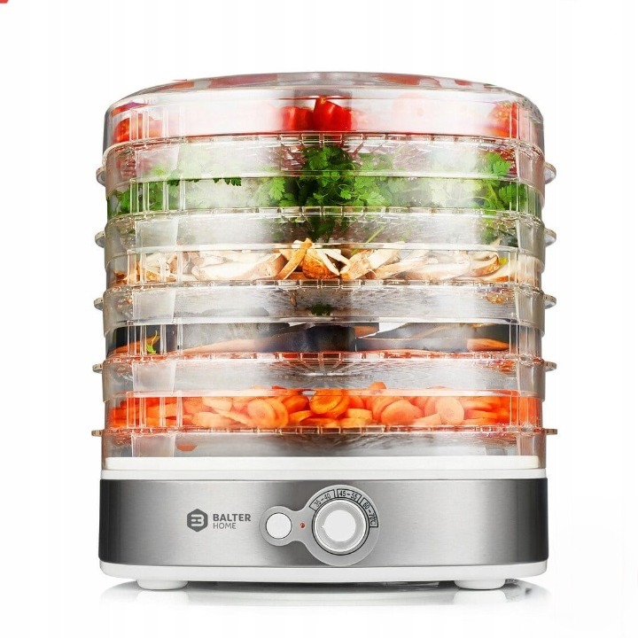 Sušička na potraviny z hub zeleniny a ovoce Balter Seco 5 polic 380 W