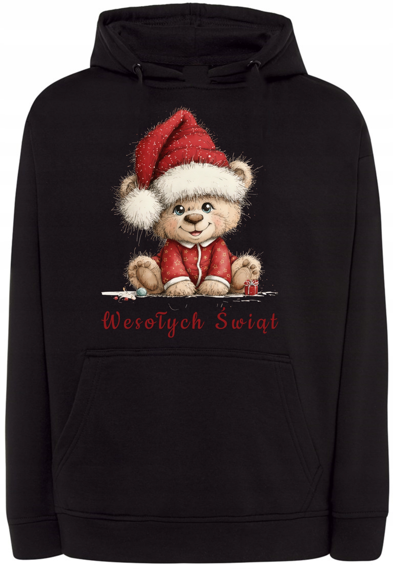 Mikina s kapucí Vánoční Sladký medvídek Veselé Vánoce vel. M