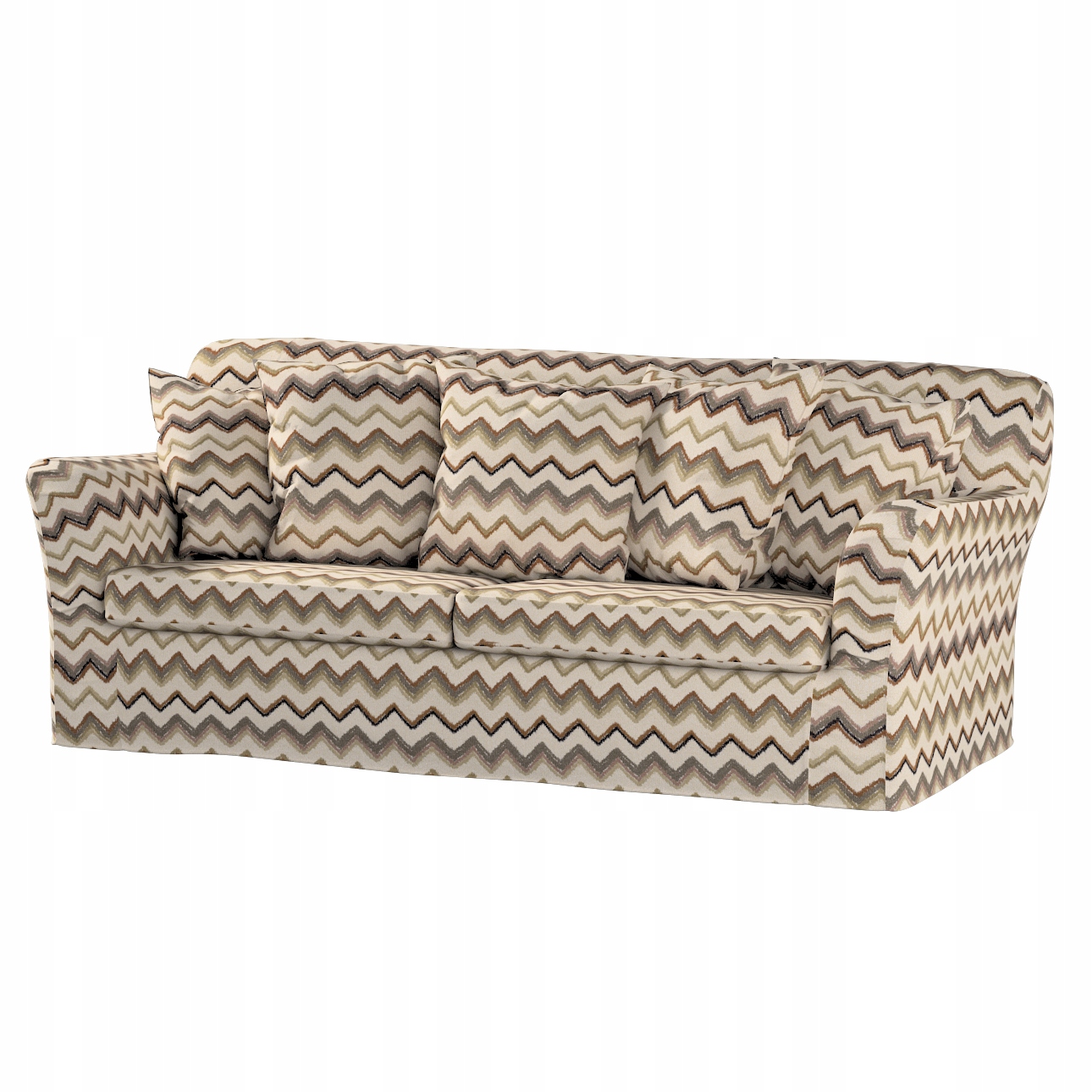 Poťah na 3-miestnu rozkladaciu pohovku Ikea Tomelilla, zelený