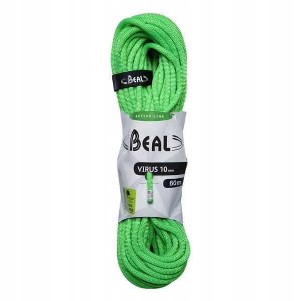 Lezecké lano Beal Virus 10 mm 60 m Solid Green