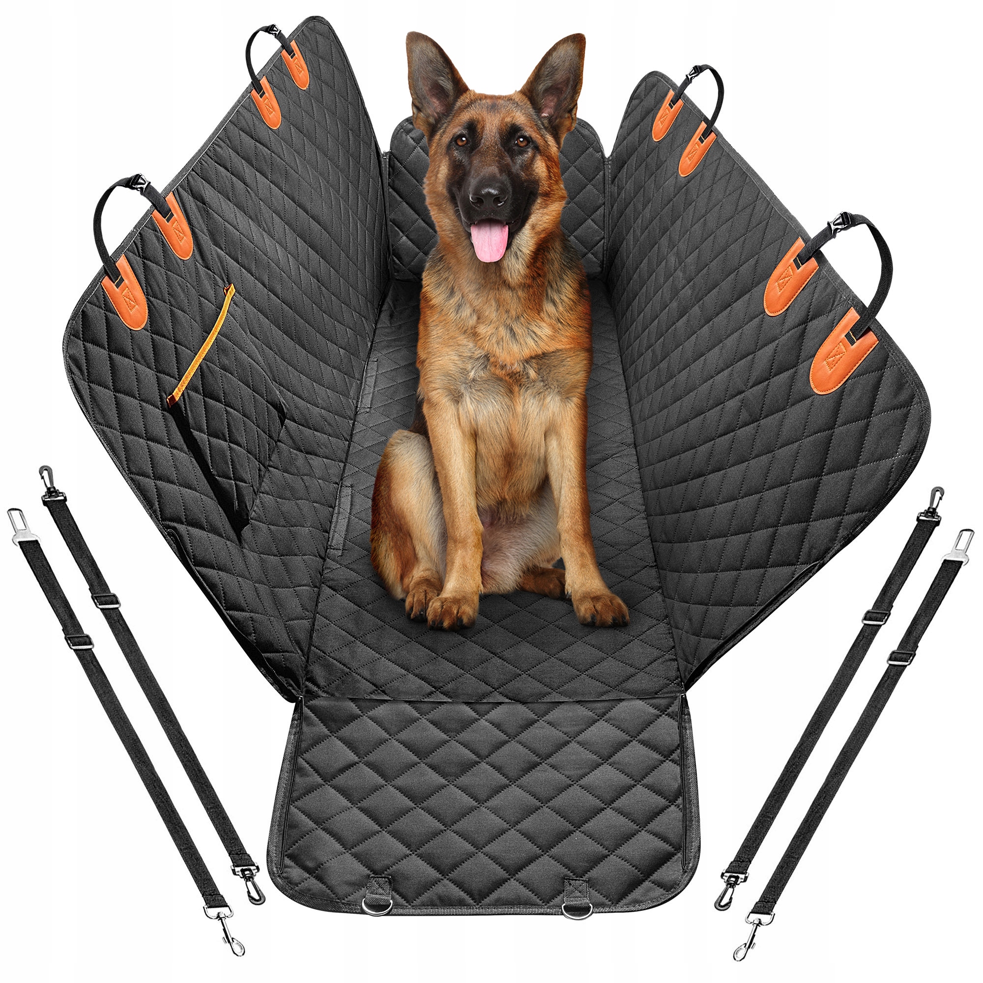 Levně Podložka Pro Psa Do Auta, Potah Na Sedadlo S Ochranným Zámkem, Pásy