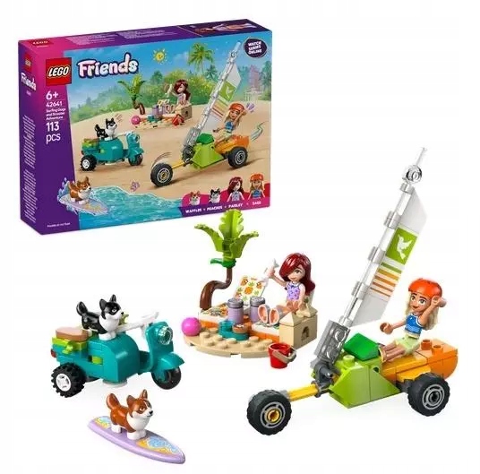 Lego Friends Dobrodružství se surfujícími psy 42641
