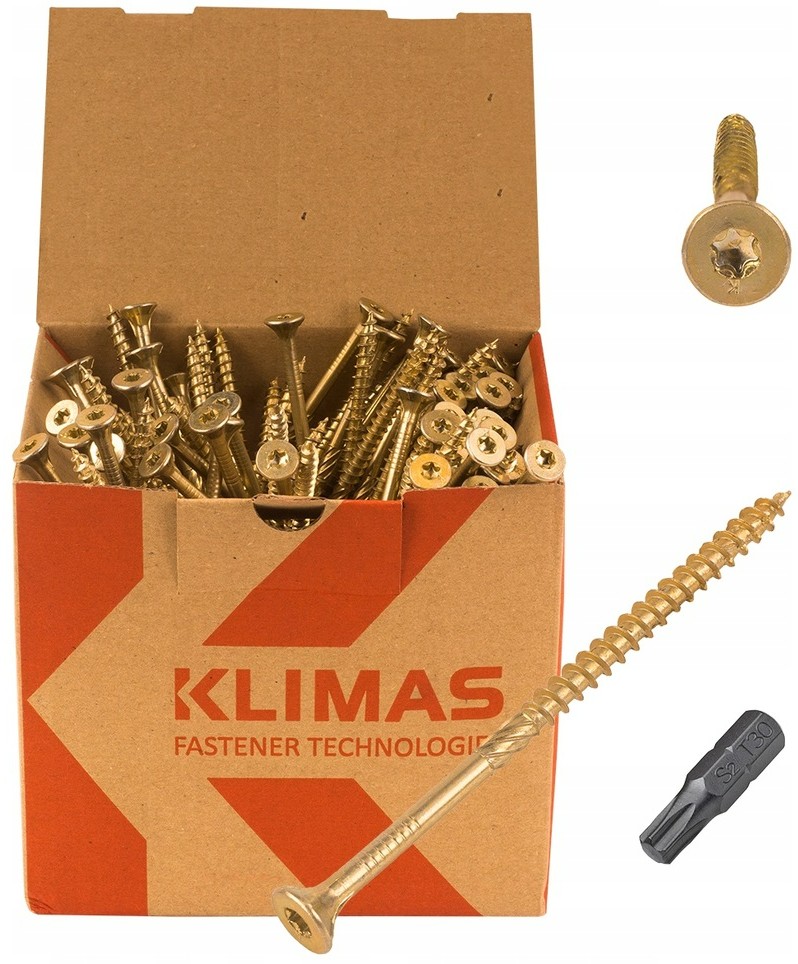 

Wkręty Ciesielskie 8x340 Łeb Stożkowy Torx Bit