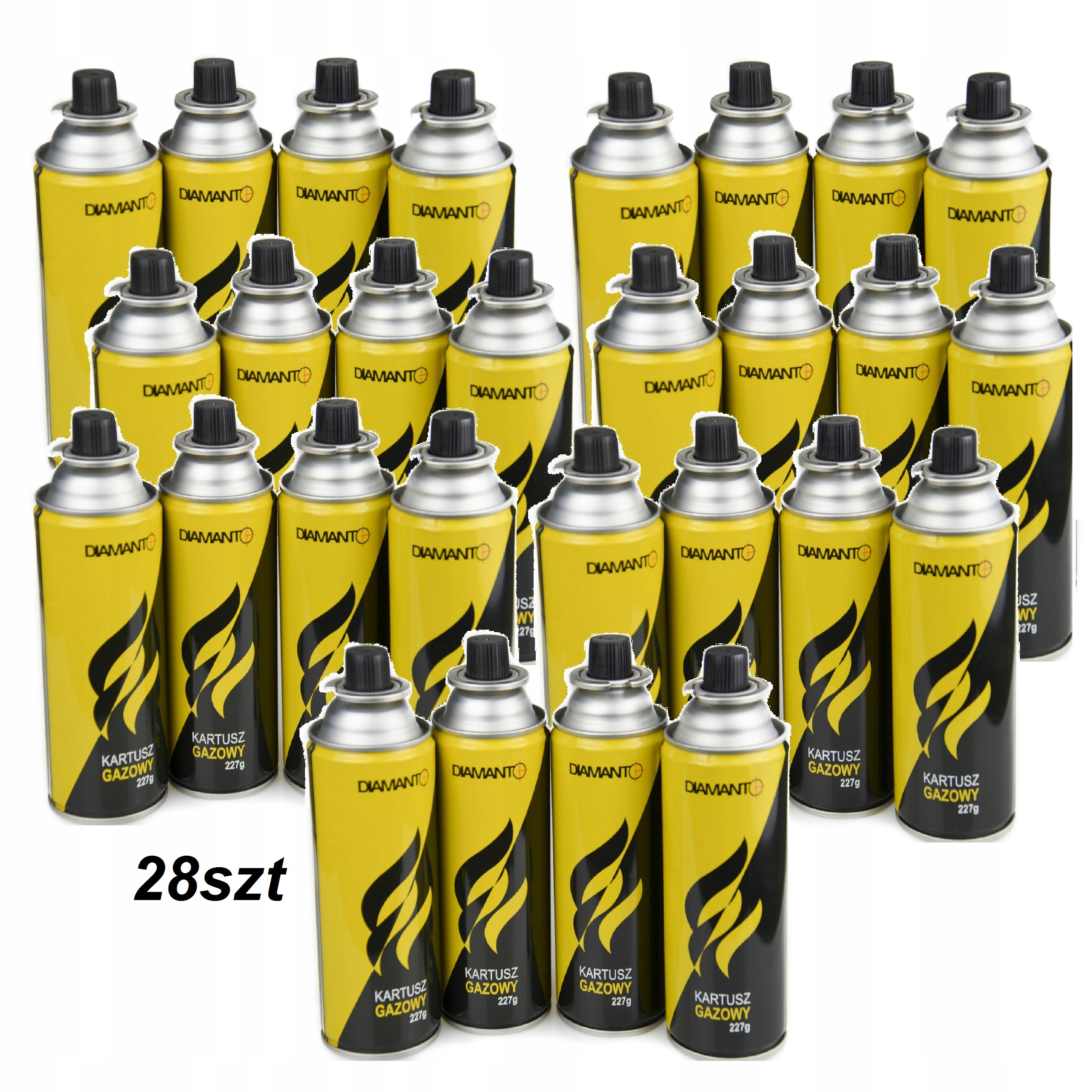 28 x plynová kartuše 400 ml 227 g hořák sporák