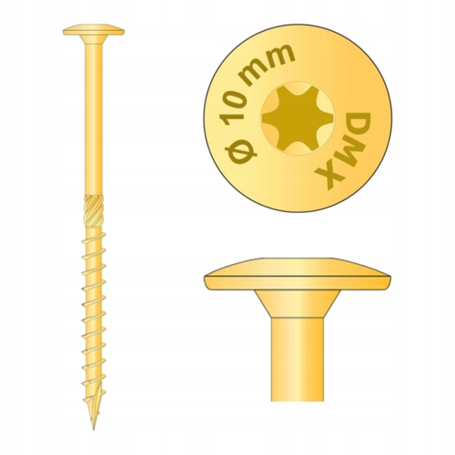 Domax Tesárska skrutka s tanierovou hlavou 10x360 mm 25ks/bal