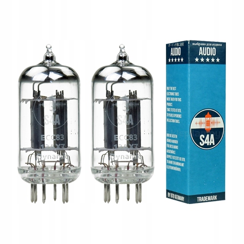 ECC83 12AX7, ECC83, 7025 Dynamic S4A Gold 2 ks vybraný pár