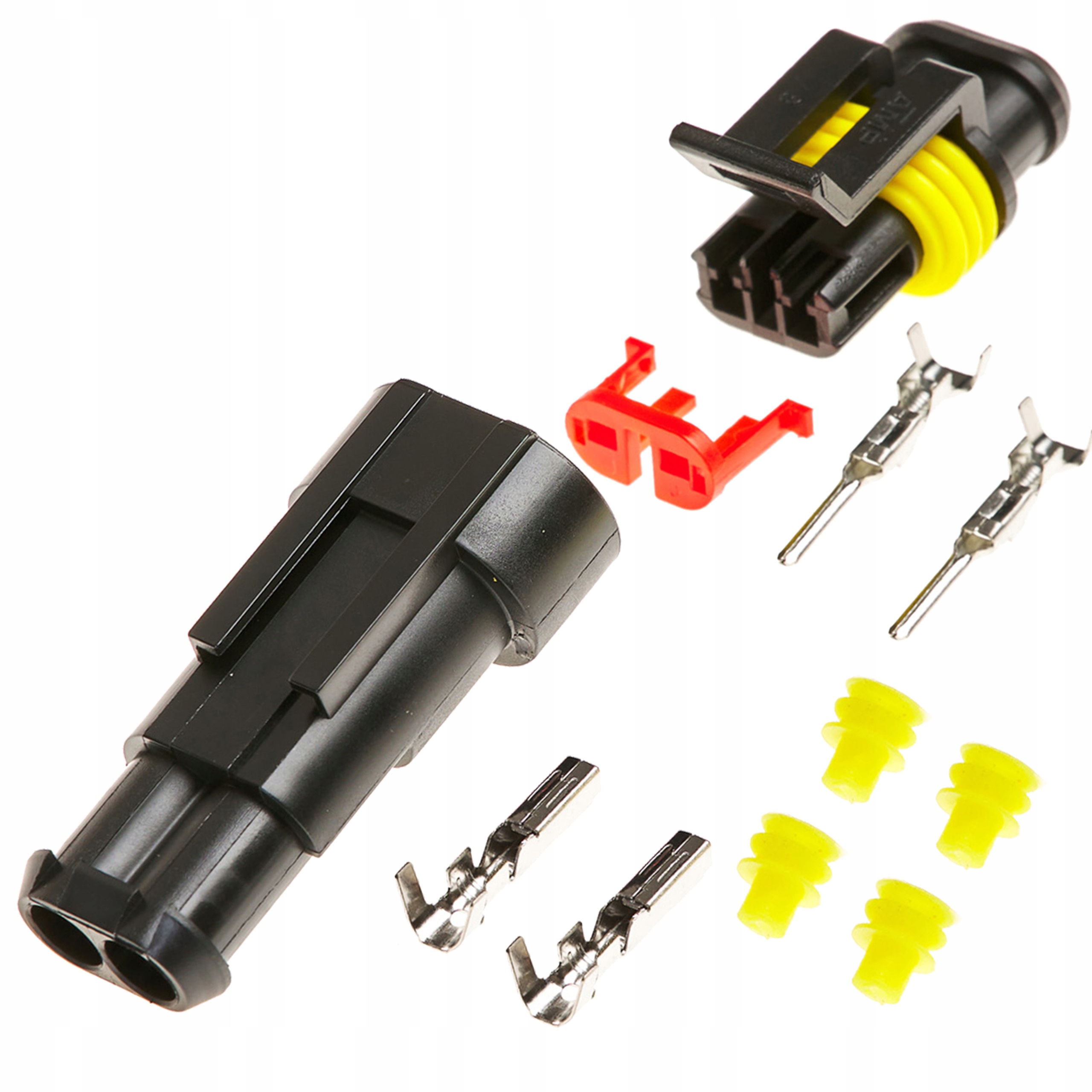 

Kostka Złącze Hermetyczne Superseal 2 Pin 1.5 mm2