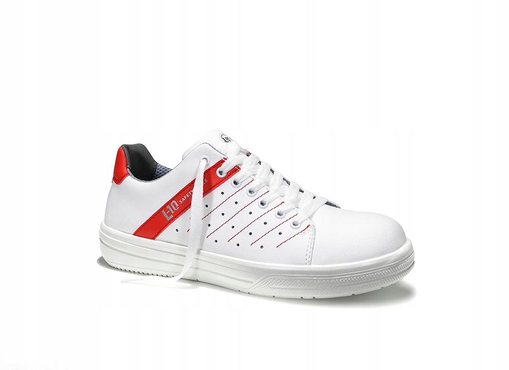 Pracovní polobotky Elten Norris white-red Low O1 vel. 38