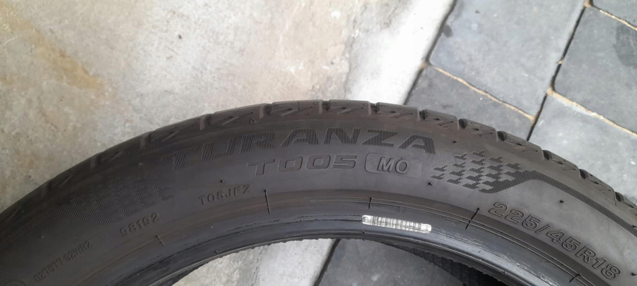BRIDGESTONE TURANZA T005 225/45R18 91W MO - Mecedes-Benz