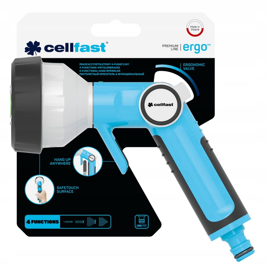 

Pistolet zraszający 4 funkcyjny Ergo Cellfast