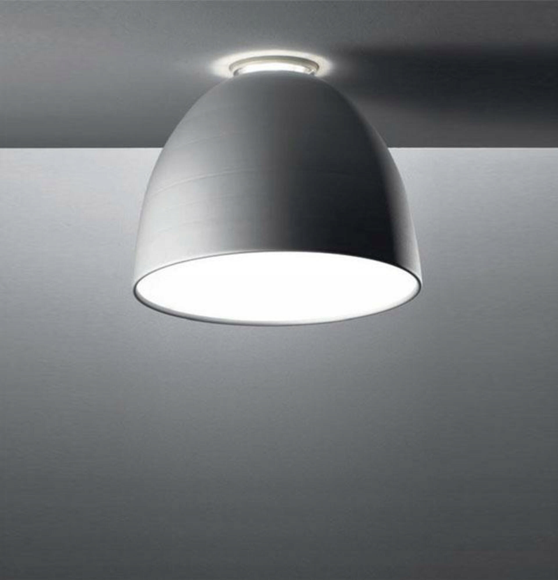 Artemide Nur Mini Halo stropné svietidlo 150W, anodizovaný hliník, E27
