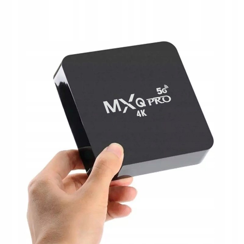 SMART TV BOX 1/8GB MXQ PRO 4K 5G DEKODER ANDROID 9.0 KODI PRZYSTAWKA WIFI Stan opakowania oryginalne