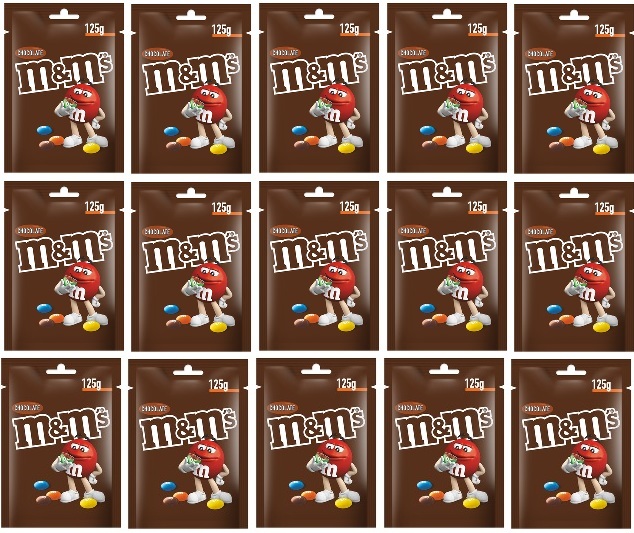 15x 125g M&m's Chocolate cukierki czekoladowe Karton