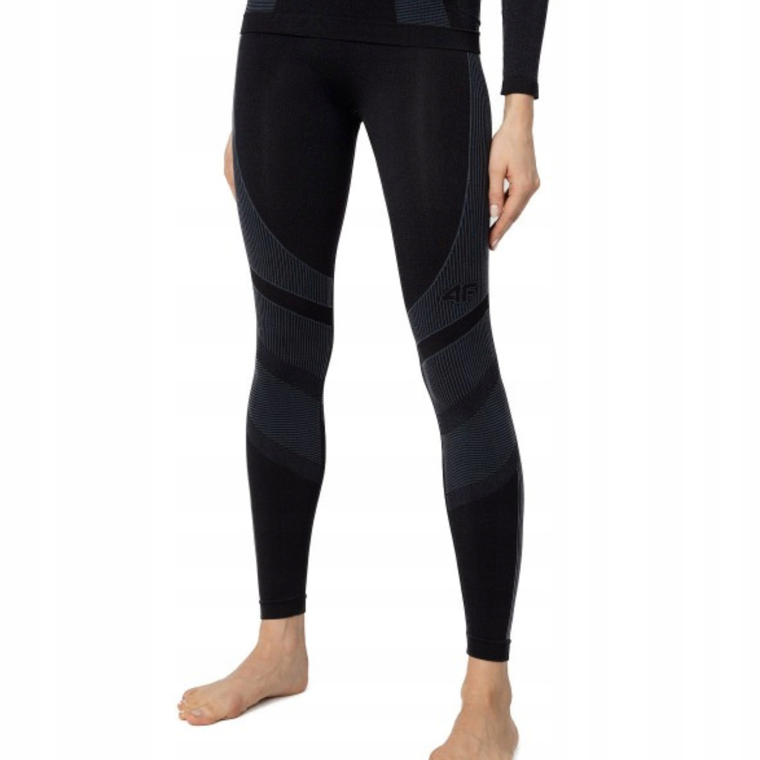 Leginsy Termoaktywne Damskie Bezszwowe Zimowe M/L