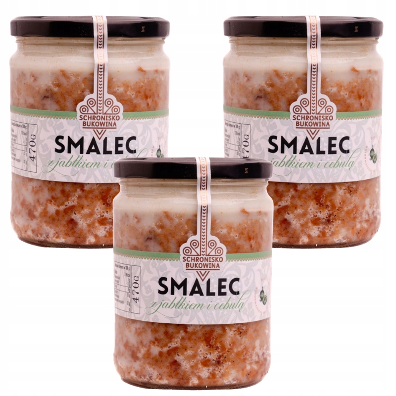 Levně Sádlo s jablkem a cibulkou 470 g Schronisko Bukowina Přírodní tradiční