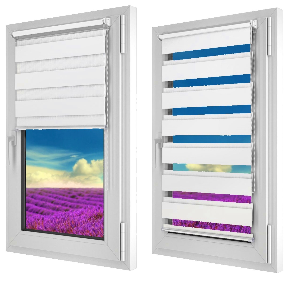 

Roleta biały beżowy Szary Kolory 90x150 Dzień Noc