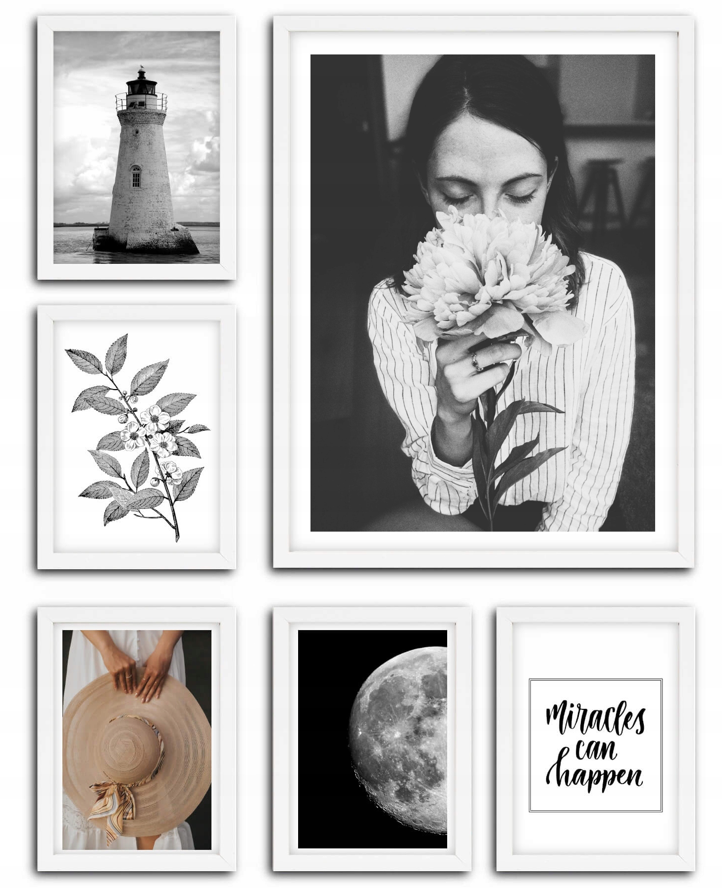 

Ramka Na 6 Zdjęć -Zestaw Ramek- Biała-FOTO Galeria