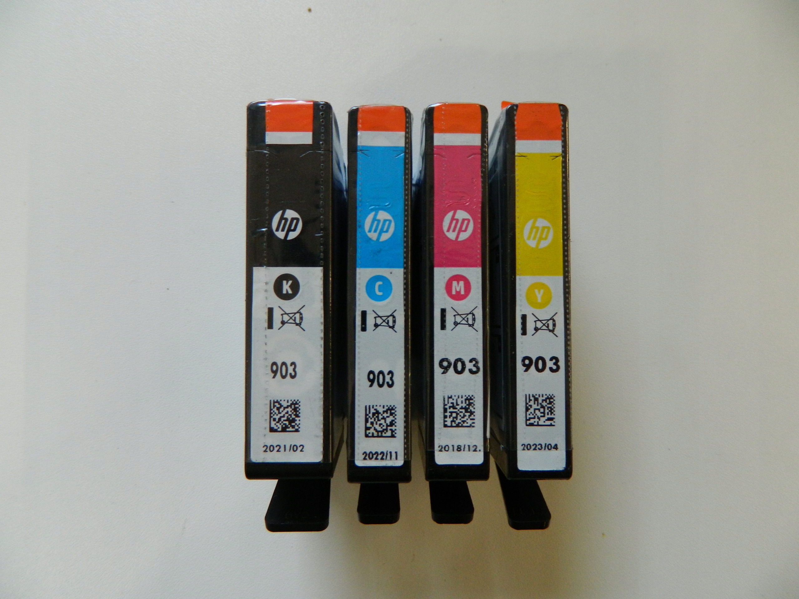 4 x Tusz Hp 903 Cmyk Officejet Pro 6900 6950 6960 6970 Originál