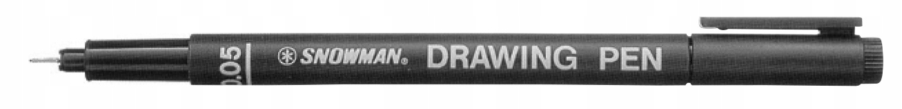 

Cienkopis kreślarski Snowman 0,05 czarny 1 szt.