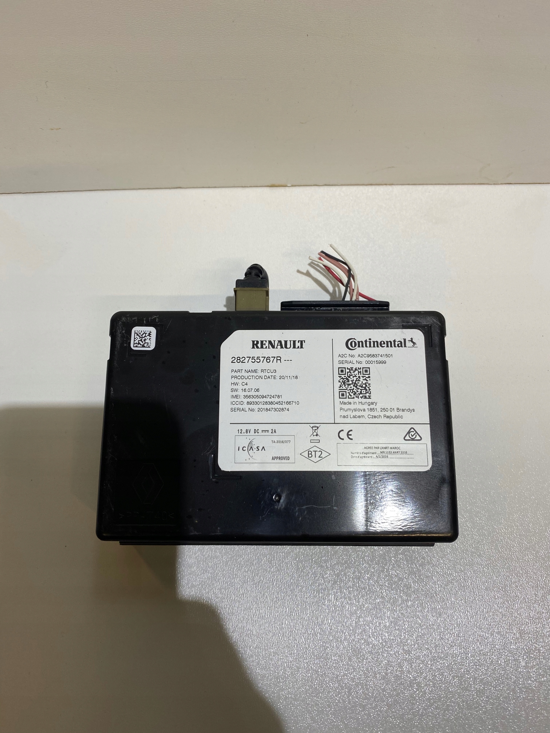 RENAULT TALISMAN MODULE NAVIGATION DEVICES 282755767R
