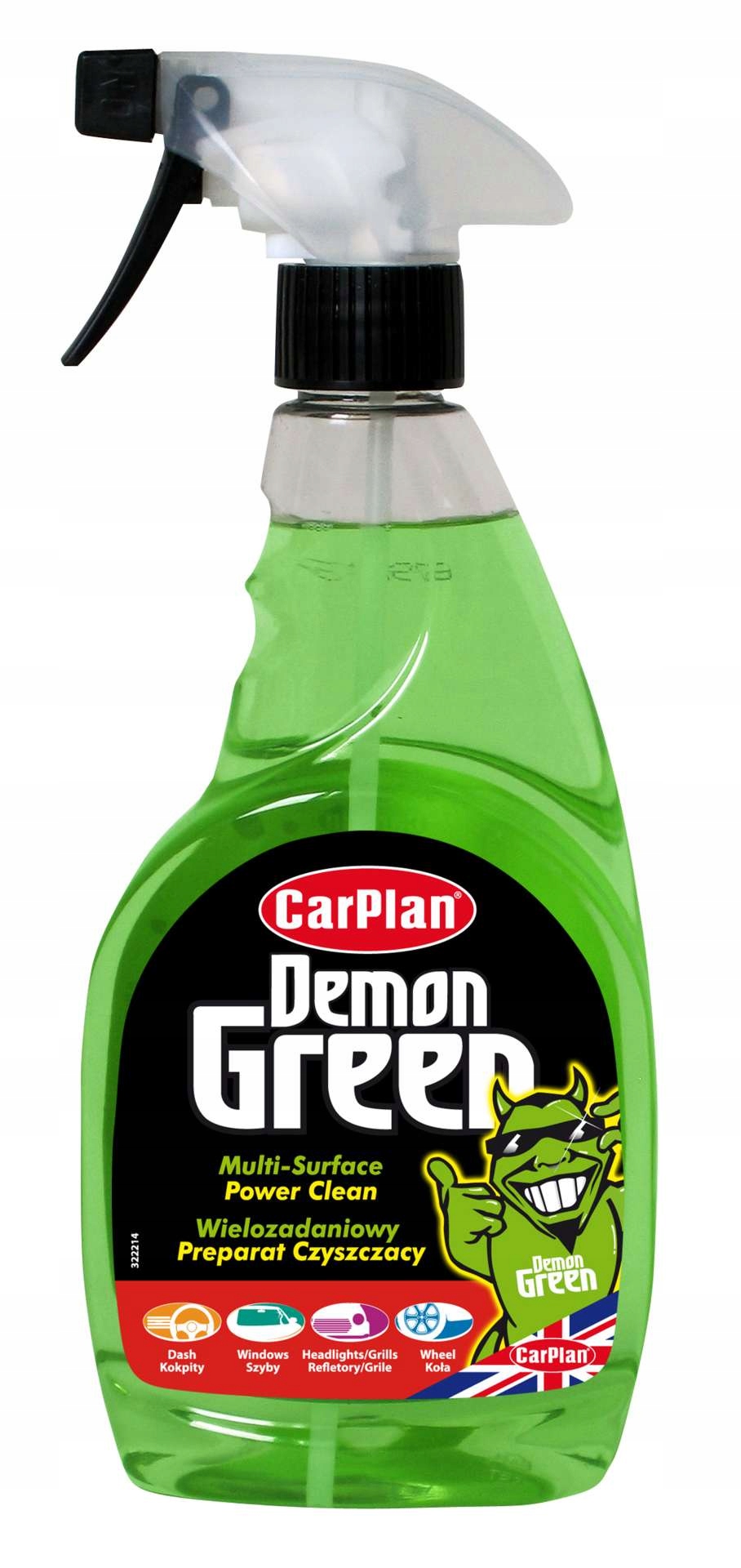 Green Demon Wielozadaniowy płyn czyszczący do mycia wnętrz i zewnątrz 500ml