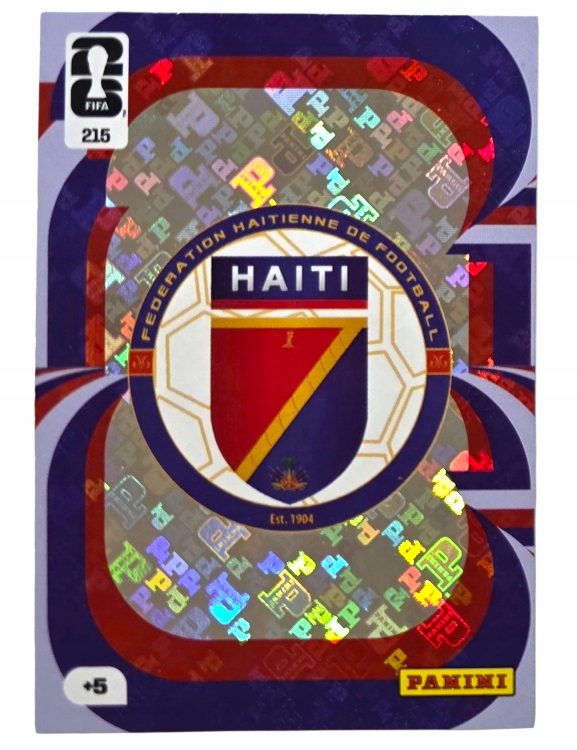 Karty Piłkarskie Panini World Cup 2026 Herb Team Crest 215 Haiti