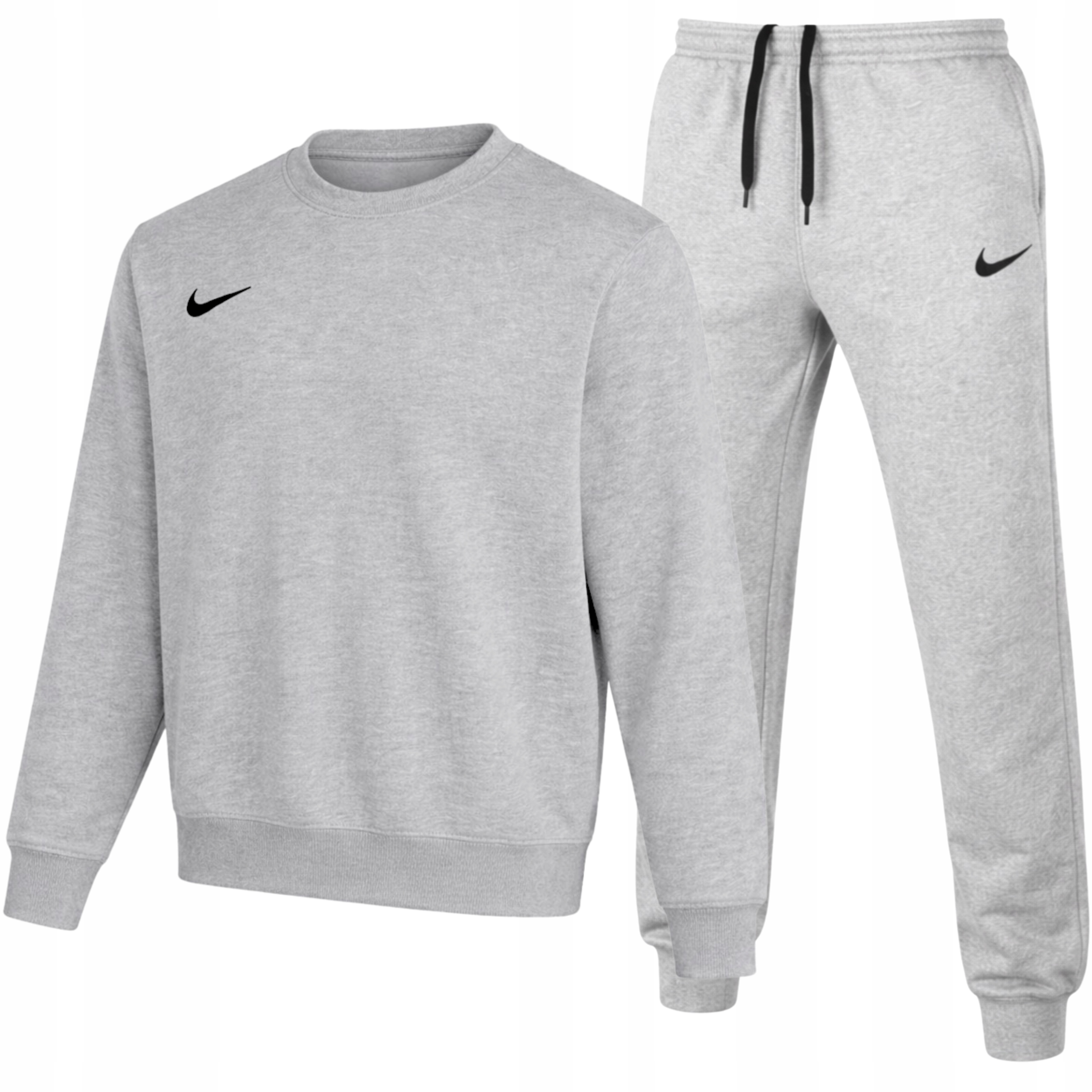 Nike Dres Męski Bluza Bez Kaptura Spodnie Popiel Nowa Kolekcja 2026 r.L