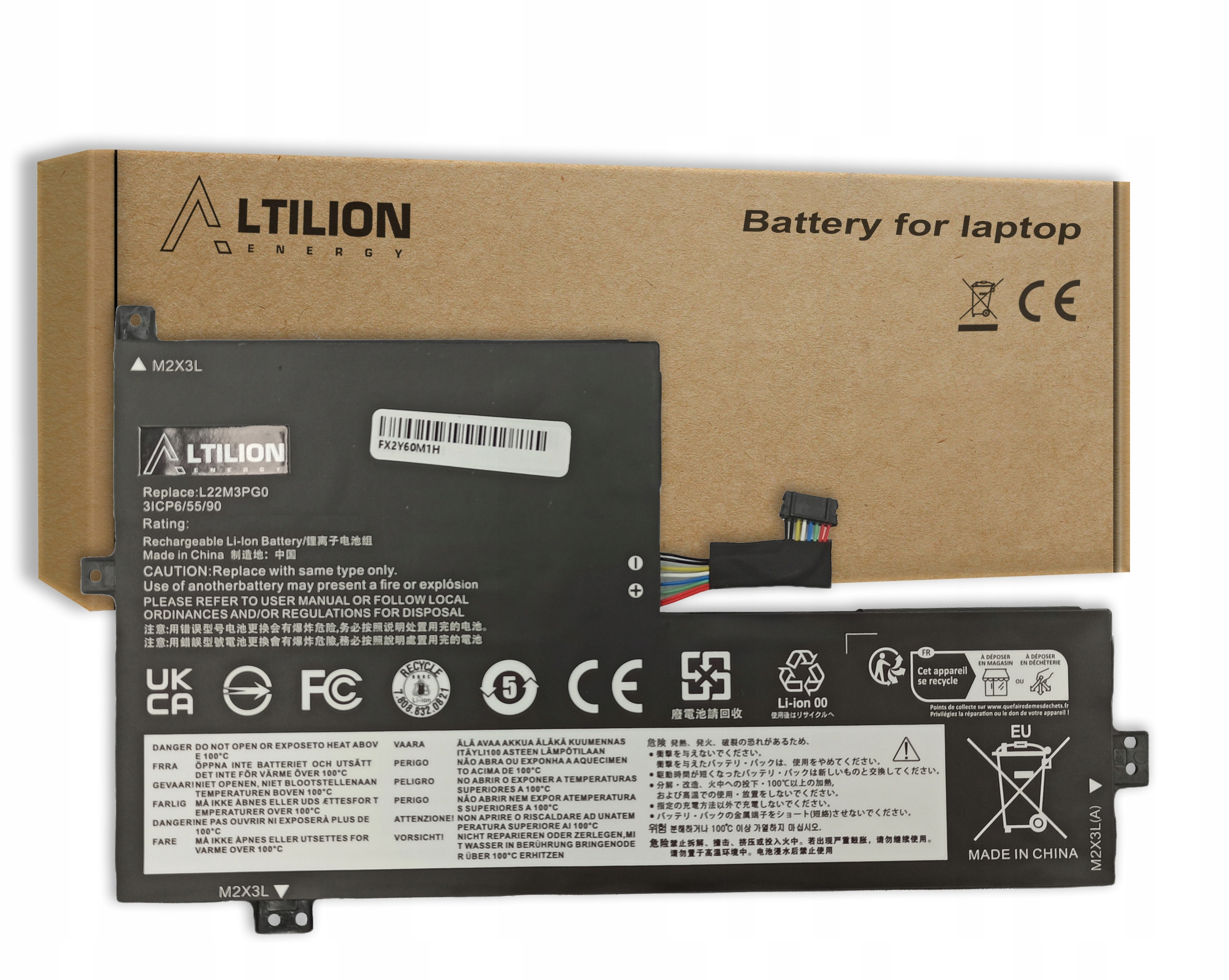 Baterie Altilion Energy L22M3PG0 je kompatibilní s Lenovo