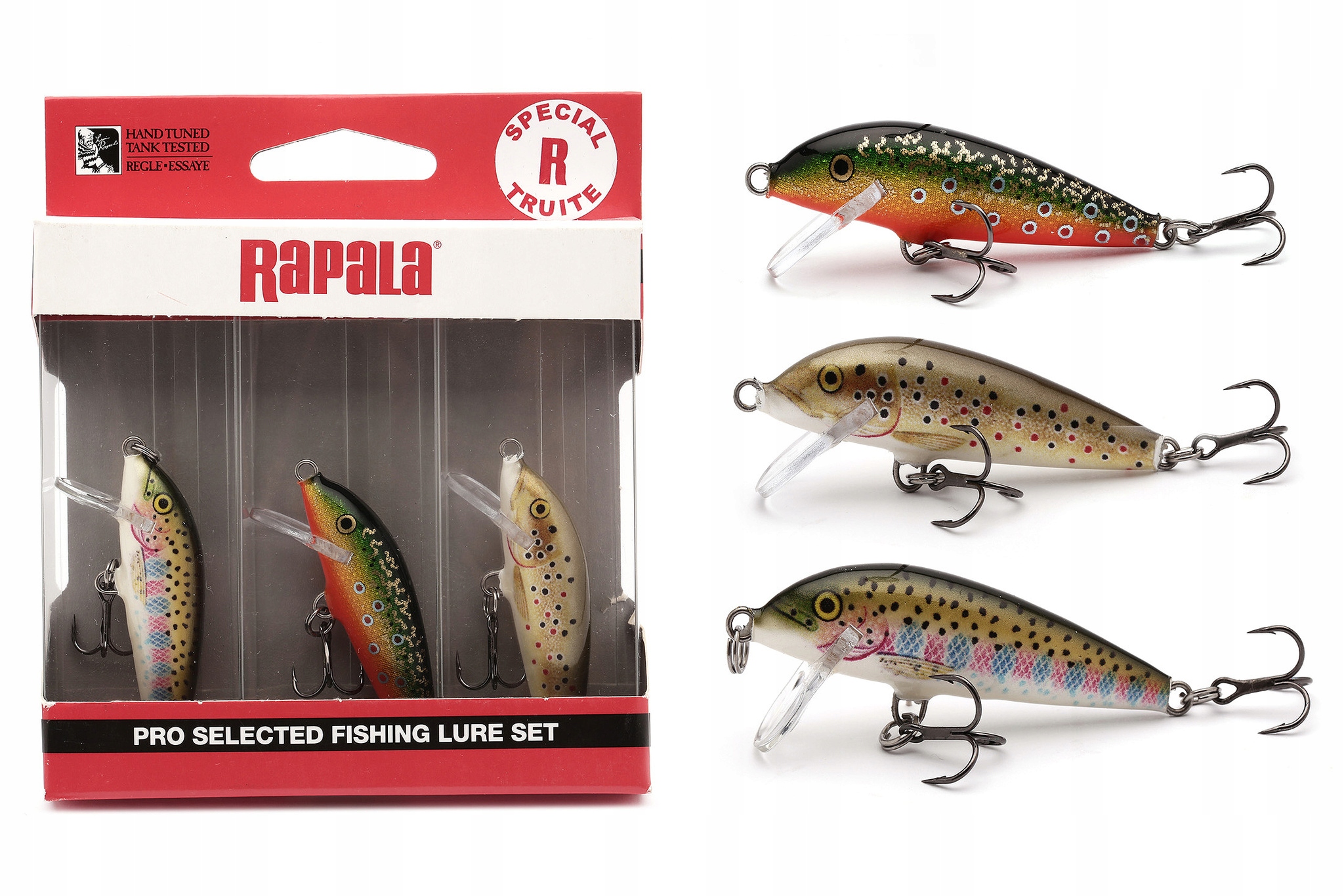 Zestaw Woblerów Rapala Trout Kit 5cm