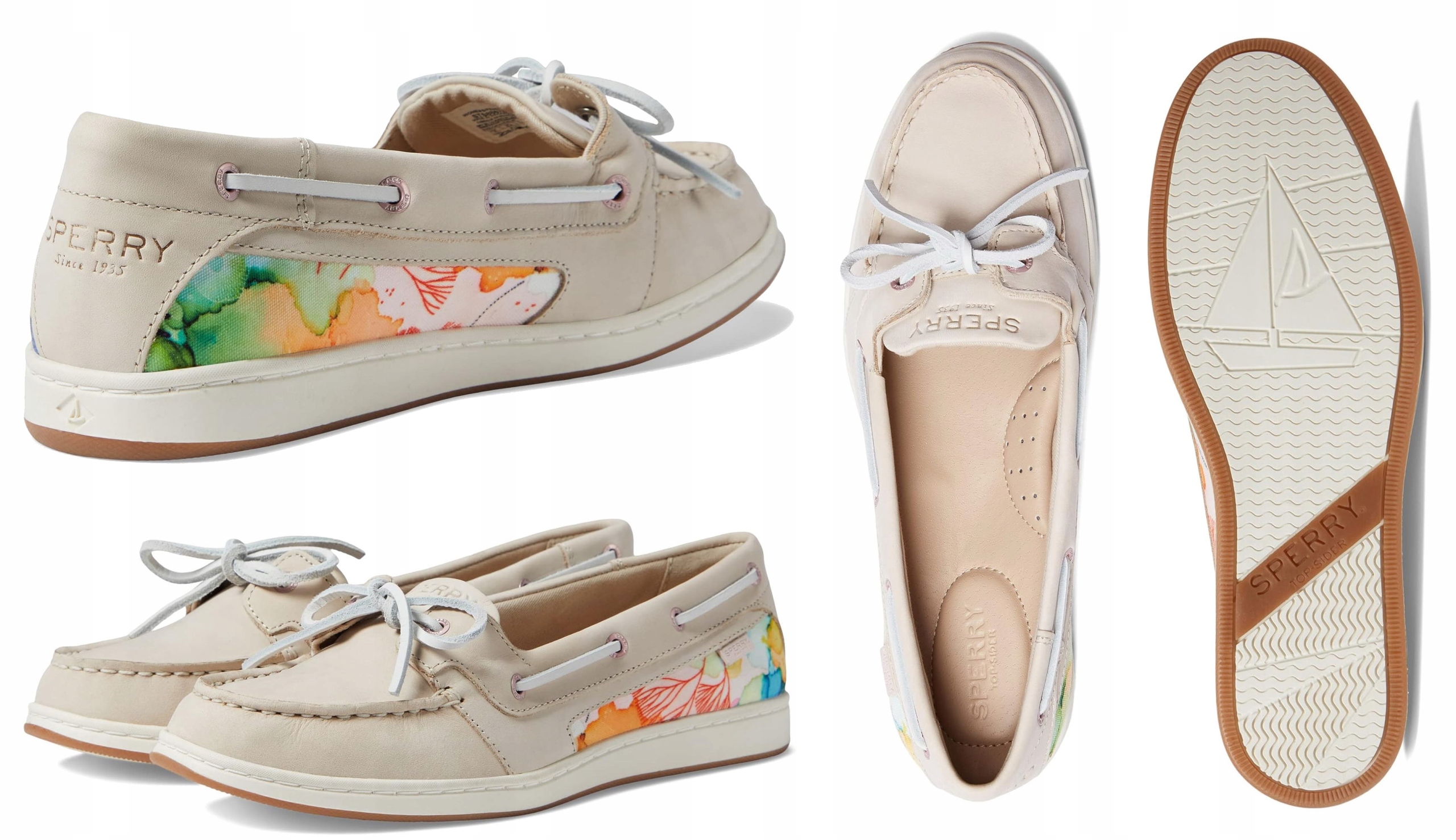 Sperry Yellena James Starfish półbuty damskie buty skórzane sportowe 38