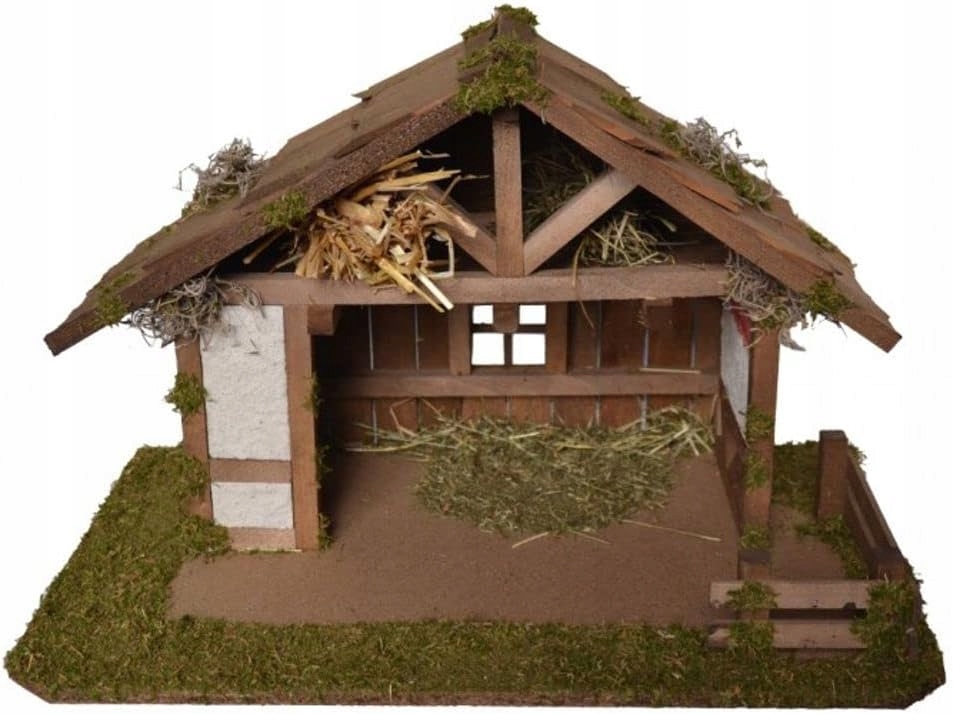 Vianočný Betlehem * Stajňa * 45x25x27cm pre figúrky s výškou 9-10 cm
