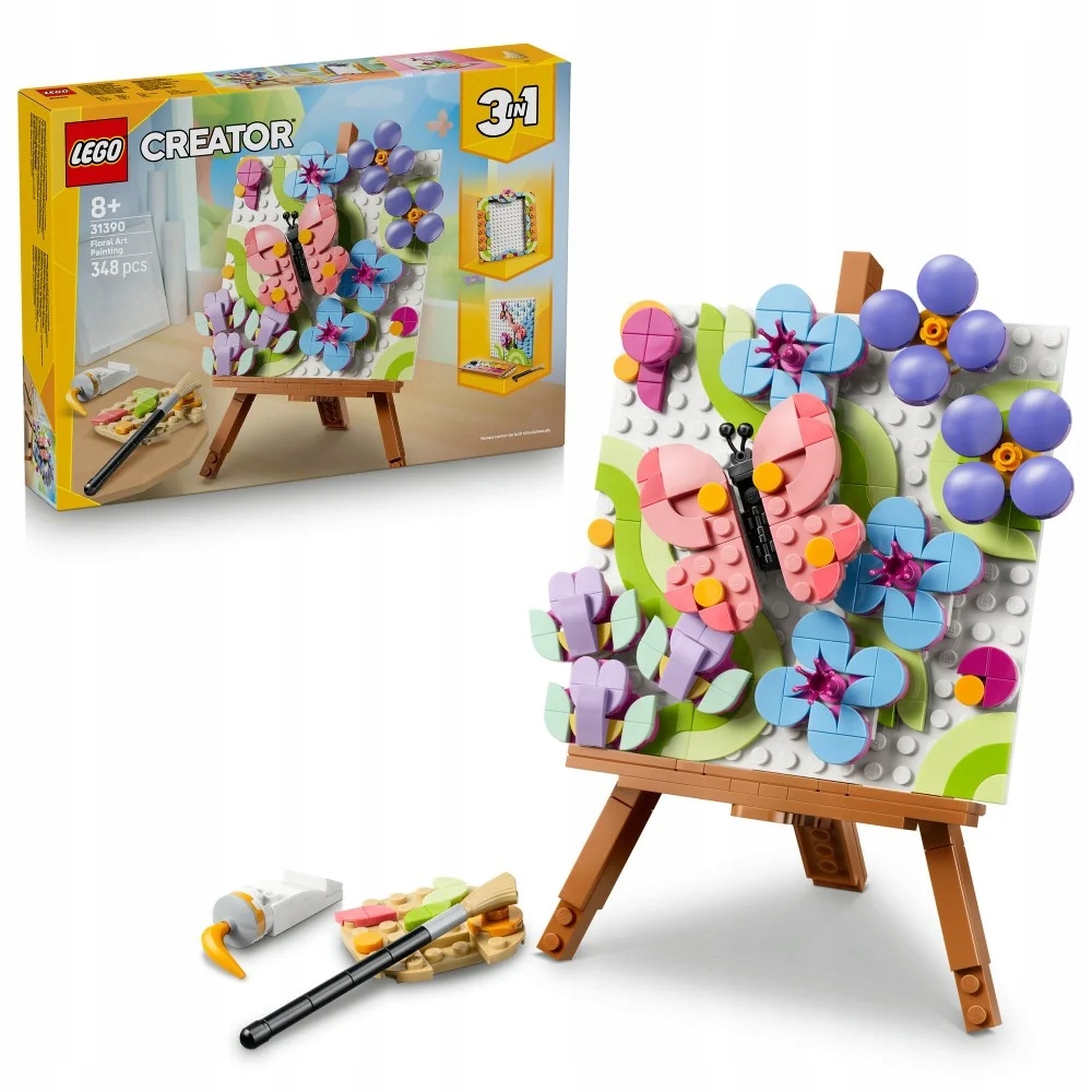 Lego 31390 Creator Dekorativní obraz s květinami 3v1