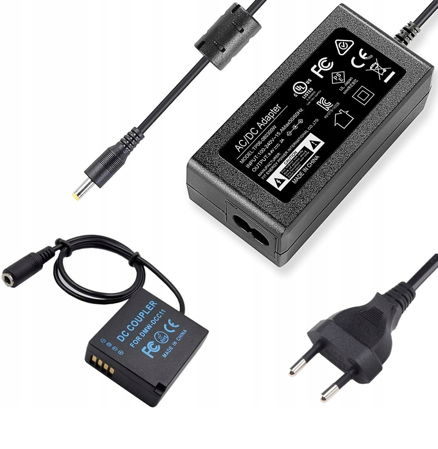 Panasonic DMW-AC8 DCC11 napájecí zdroj DMW-BLG10E GW12