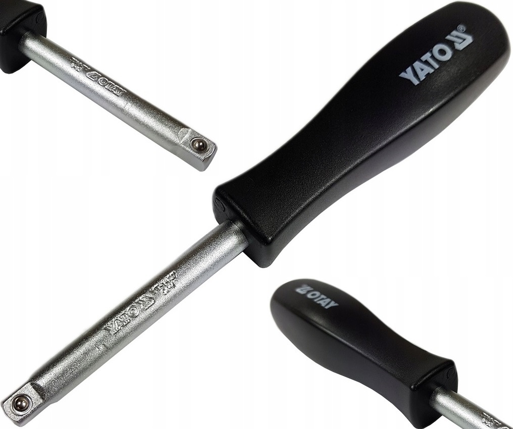 Pokrętło Z Rękojeścią 1/4'' Do Nasadek 150MM Yato