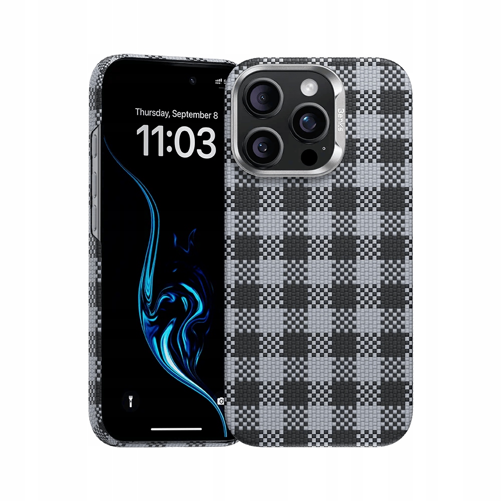 Pouzdro Benks Kevlar pro iPhone 16 Pro Max Magnetic Armor Vichy pouzdro pro MagSafe