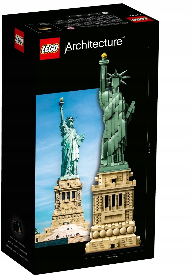 KLOCKI LEGO ARCHITECTURE 21042 STATUA WOLNOŚCI PREZENT NA ŚWIĘTA DO BIURA Marka LEGO