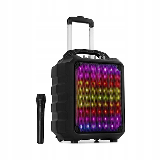 Głośnik imprezowy nagłośnienie Karaoke Led Bt Usb