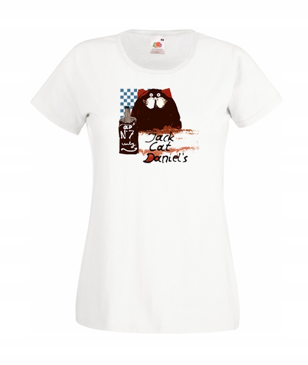 

XL Koszulka Damska Koty Soft Kitty Śmieszne Wzory