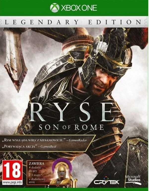 Ryse Son Of Rome Legendary Edition Klucz Pl Xbox One/ Series Bonus Gra