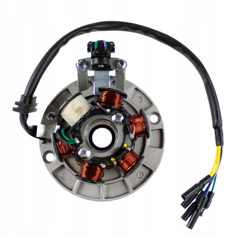 Stator iskrownik, Pitbike 140 Mrf Ycf YX140 4T 6 cewek, 5 kabli Hq