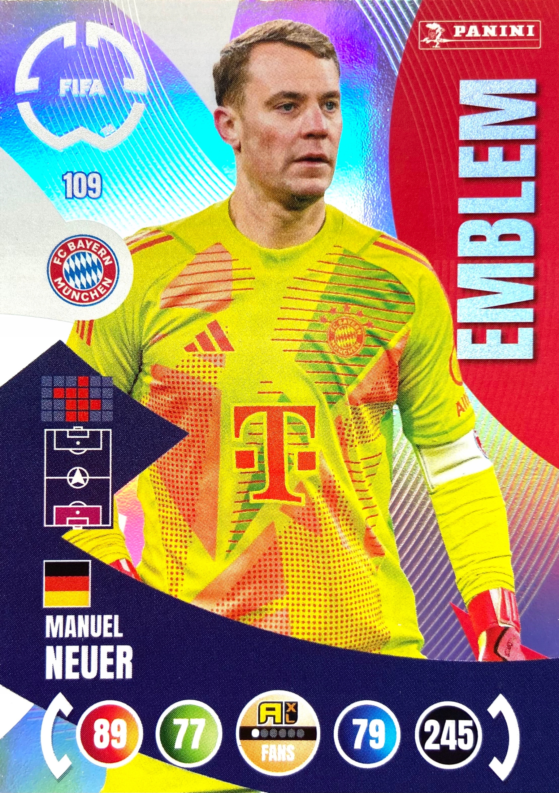 Fifa Club World Cup 2025 Fans Emblem 109 Manuel Neuer Bayern Monachium