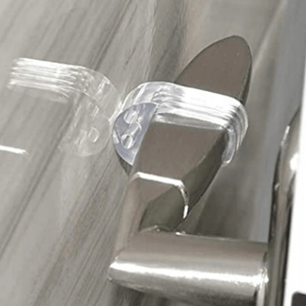 SILIKONOWY ODBOJNIK OGRANICZNIK NA DRZWI KLAMKĘ OSŁONA 4 szt Materiał guma