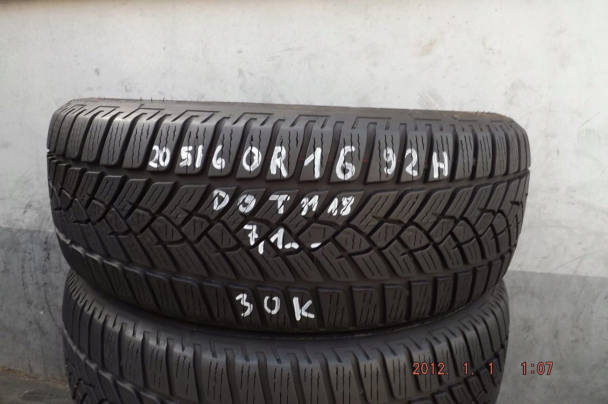 [30K] 4XZIMA 205/60R16 92H FULDA KRISTALLCONTROL HP2 & Marka Fulda