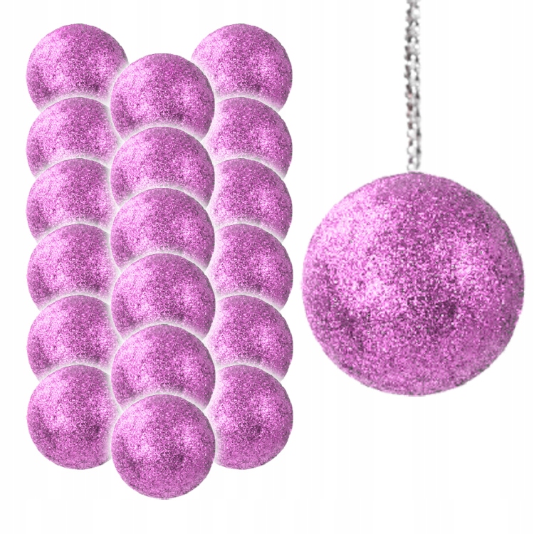 

Bombki Styropian Zawieszki Ozdoby Choinkowe 2,5CM